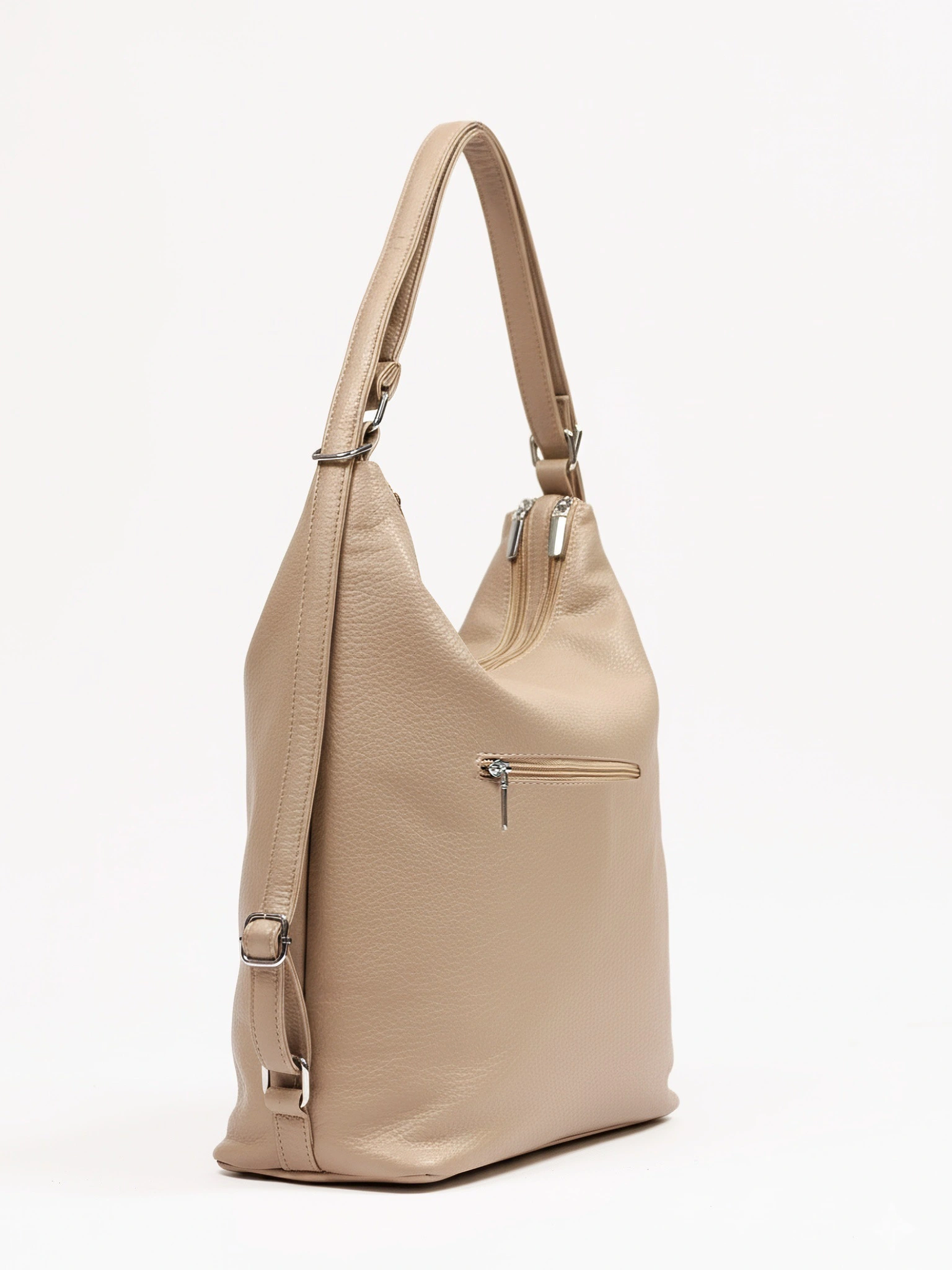 Сумка-шоппер  с регулируемыми ручками, откидным карманом и цепочкой в ассортименте